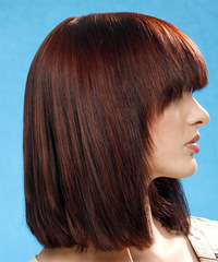 Casual Medium Straight Hairstyle - click to view hairstyle information