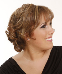 Formal Updo Long Straight Hairstyle - click to view hairstyle information