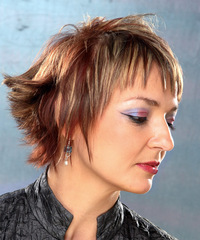 Casual Short Straight Hairstyle - click to view hairstyle information