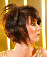 Alternative Short Straight Hairstyle - click to view hairstyle information
