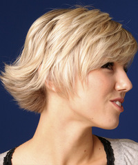 Casual Short Straight Hairstyle - click to view hairstyle information