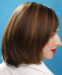 Casual Medium Straight Hairstyle - click to view hairstyle information