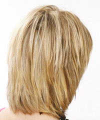 Casual Medium Straight Hairstyle - click to view hairstyle information