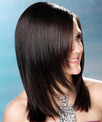 Formal Long Straight Hairstyle - click to view hairstyle information