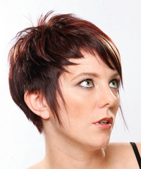 Formal Short Straight Hairstyle - click to view hairstyle information