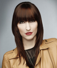 Formal Long Straight Hairstyle - click to view hairstyle information