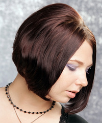 Casual Medium Straight Hairstyle - click to view hairstyle information