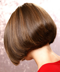 Casual Medium Straight Hairstyle - click to view hairstyle information