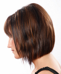 Formal Medium Straight Hairstyle - click to view hairstyle information