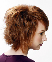 Casual Medium Straight Hairstyle - click to view hairstyle information