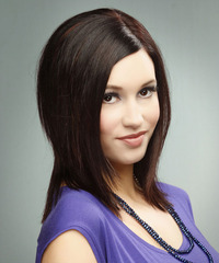 Formal Medium Straight Hairstyle - click to view hairstyle information