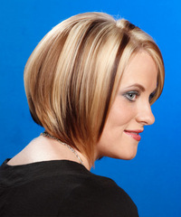 Formal Medium Straight Hairstyle - click to view hairstyle information