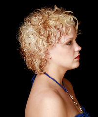 Formal Short Curly Hairstyle - click to view hairstyle information