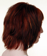 Casual Medium Straight Hairstyle - click to view hairstyle information