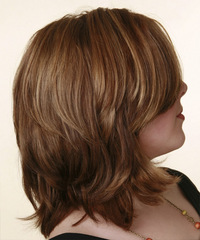 Casual Medium Wavy Hairstyle - click to view hairstyle information