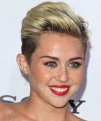 Miley Cyrus Hairstyle - click to view hairstyle information