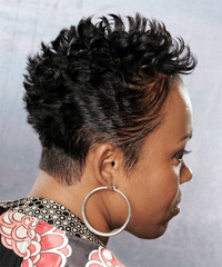 Alternative Short Straight Hairstyle - click to view hairstyle information