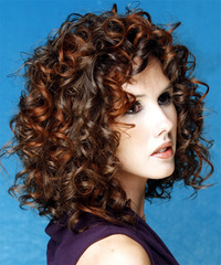 Formal Medium Curly Hairstyle - click to view hairstyle information