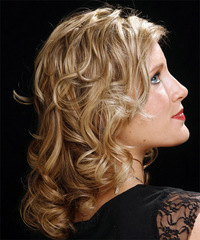 Formal Long Curly Hairstyle - click to view hairstyle information