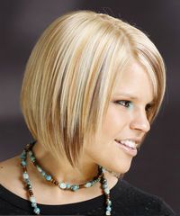 Formal Medium Straight Hairstyle - click to view hairstyle information
