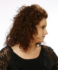 Casual Medium Curly Hairstyle - click to view hairstyle information