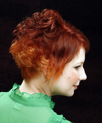 Casual Short Curly Hairstyle - click to view hairstyle information