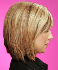 Casual Medium Straight Hairstyle - click to view hairstyle information