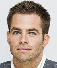 Chris Pine Hairstyle - click to view hairstyle information