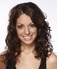 Formal Long Curly Hairstyle - click to view hairstyle information