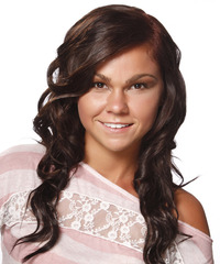 Formal Long Curly Hairstyle - click to view hairstyle information