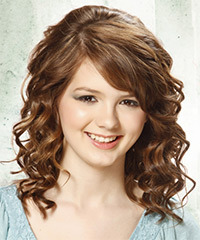 Formal Medium Curly Hairstyle