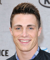 Colton Haynes Hairstyle - click to view hairstyle information