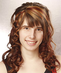 Formal Half Up Long Curly Hairstyle