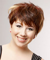 Casual Short Straight Hairstyle