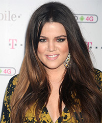 Khloe Kardashian Hairstyle - click to view hairstyle information