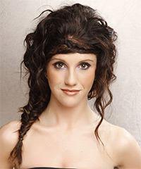 Casual Updo Long Curly Hairstyle
