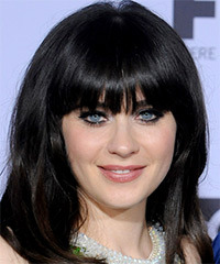 Zooey Deschanel Hairstyle - click to view hairstyle information