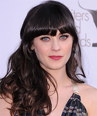 Zooey Deschanel Hairstyle - click to view hairstyle information