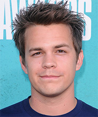 Johnny Simmons Hairstyle - click to view hairstyle information