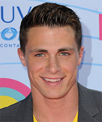 Colton Haynes Hairstyle - click to view hairstyle information