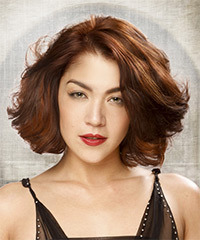 Casual Medium Straight Hairstyle - click to view hairstyle information