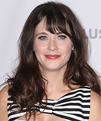 Zooey Deschanel Hairstyle - click to view hairstyle information