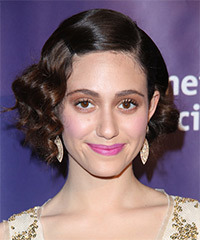 Emmy Rossum Hairstyle - click to view hairstyle information