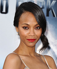 Zoe Saldana Hairstyle - click to view hairstyle information