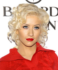 Christina Aguilera Hairstyle - click to view hairstyle information