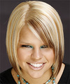 Formal Medium Straight Hairstyle