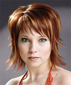 Formal Medium Straight Hairstyle