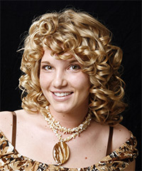 Formal Medium Curly Hairstyle - click to view hairstyle information