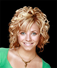 Formal Medium Curly Hairstyle - click to view hairstyle information