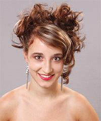 Formal Updo Long Curly Hairstyle